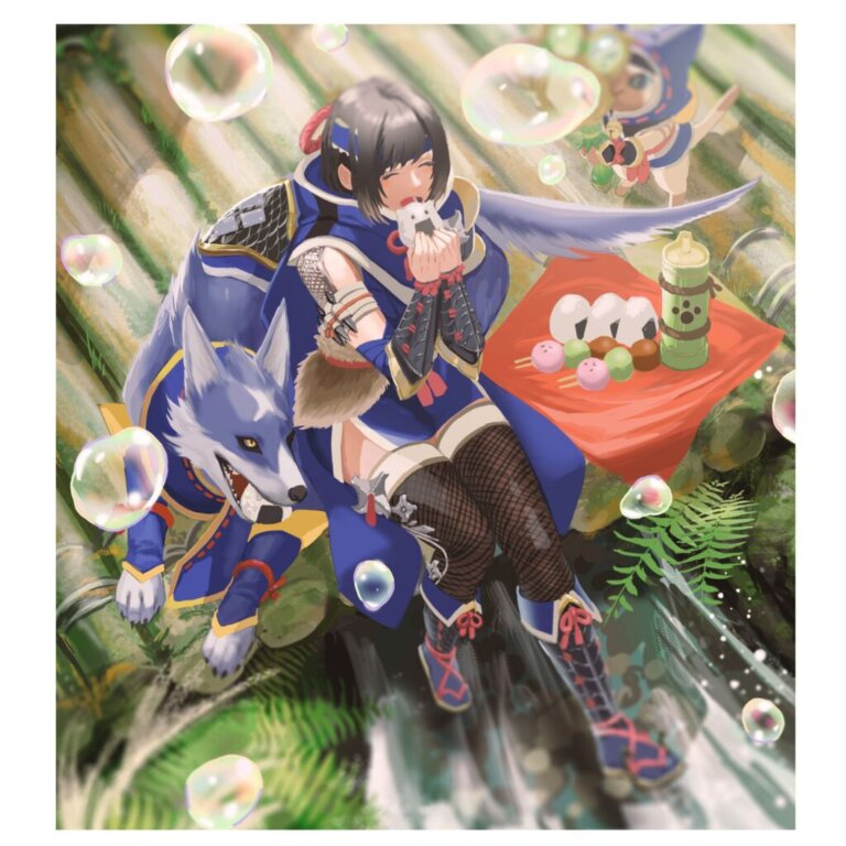 モンハンライズ 公式イラストだとハンターちゃんってこんなに可愛いのにな モンスターハンターライズまとめ通信 モンハンライズ
